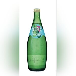 Perrier Limited Edition Andy Warhol Collectible Glass Bottle